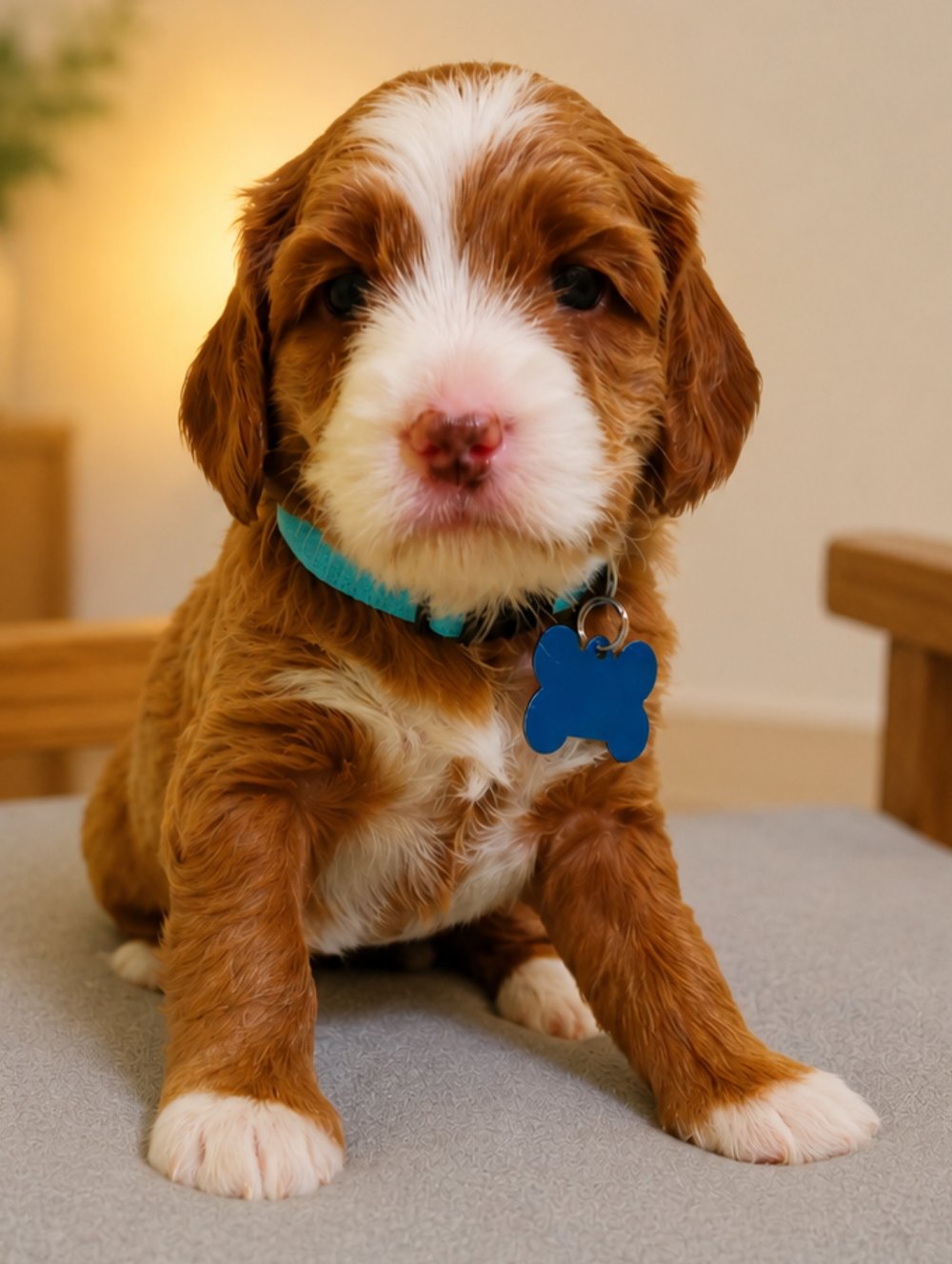 Light Blue Collar puppy