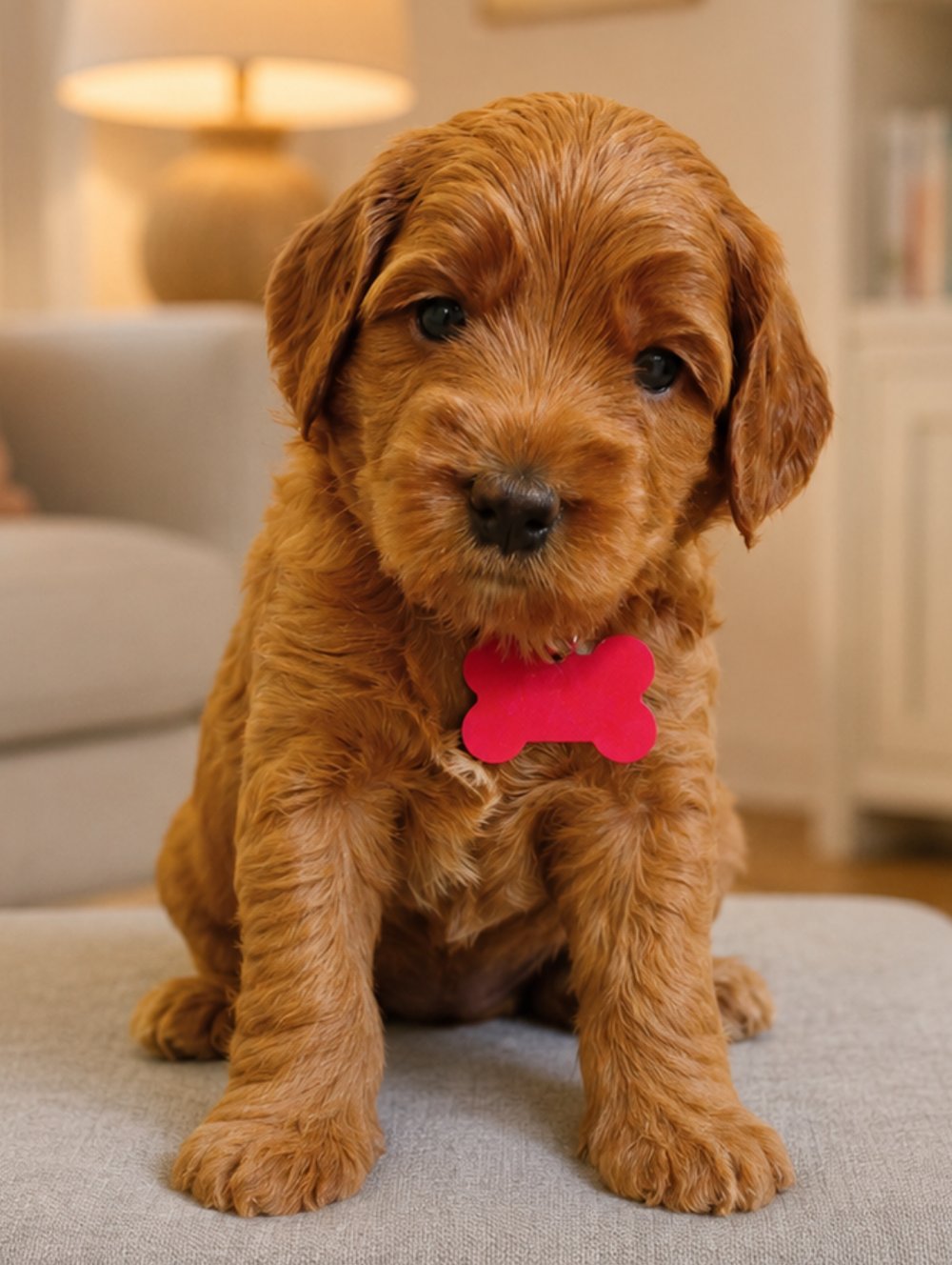 Red Collar puppy