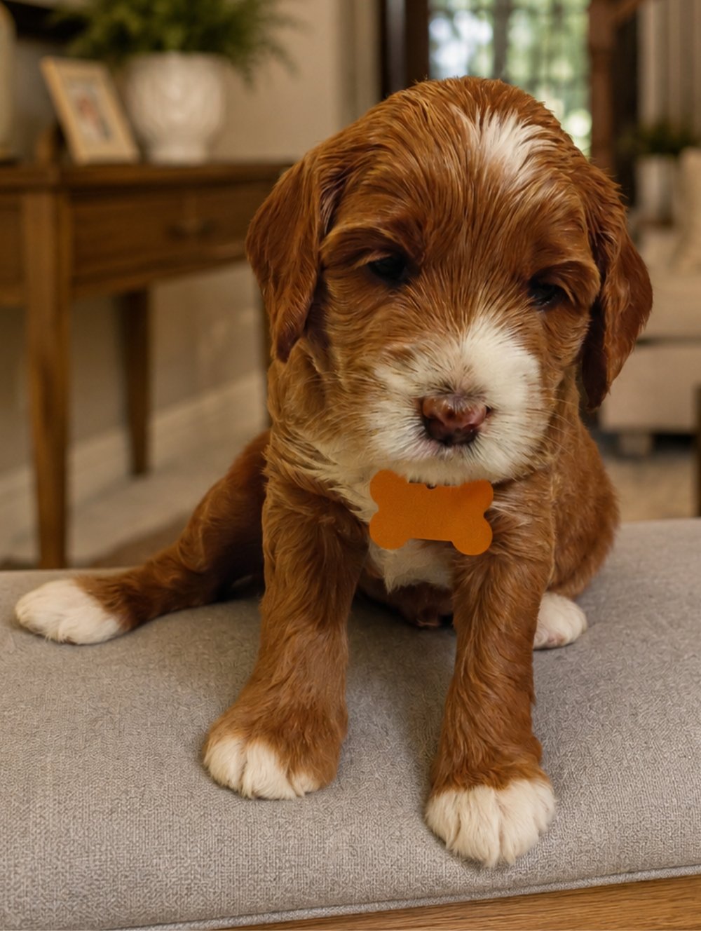 Yellow Collar puppy